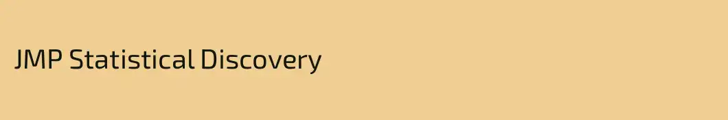 JMP Statistical Discovery
